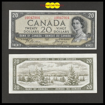 1954 Bank of Canada 20 Dollars - Devils Face (CE9047904)